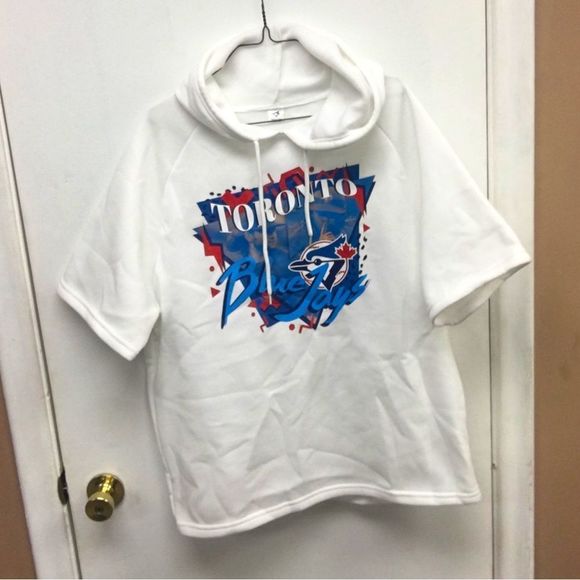 Toronto Blue Jays Short Sleeve Graphic Hoody size XL - Picture 2 of 5